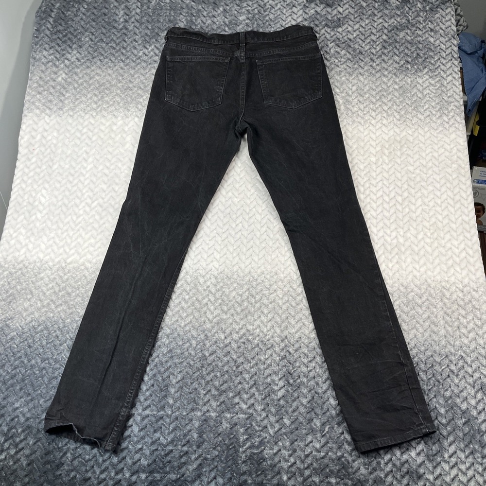 Urban Pipeline Max Flex Jeans Mens 34x34 Black Cotton Denim Straight Slim Fit - Picture 8 of 10